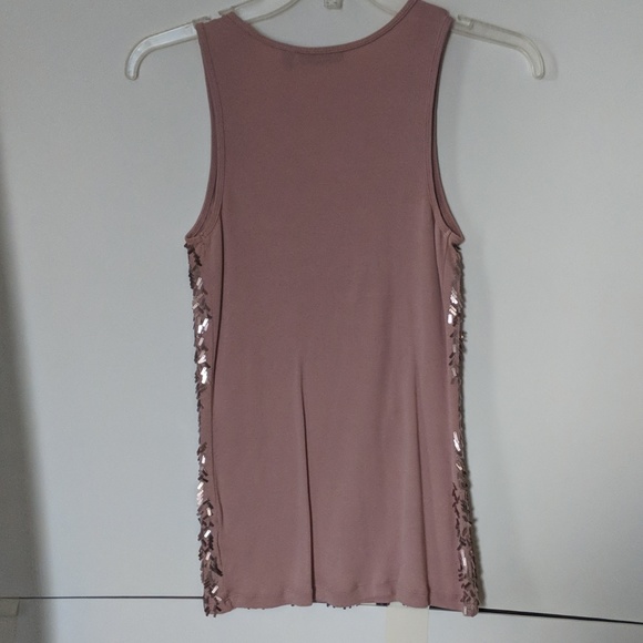 CHRISTMAS CLEARANCE!!! Apt 9 dusty pink sequined front tank top - Picture 8 of 8